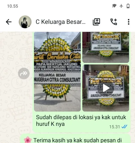 Pengiriman Papan Bunga Duka Leuwiliang