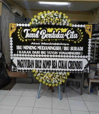 Papan Bunga di Leuwiliang